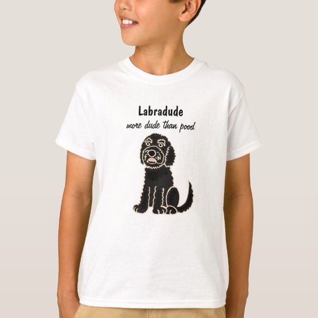 BA- Labradoodle Cartoon T-shirt (Front)