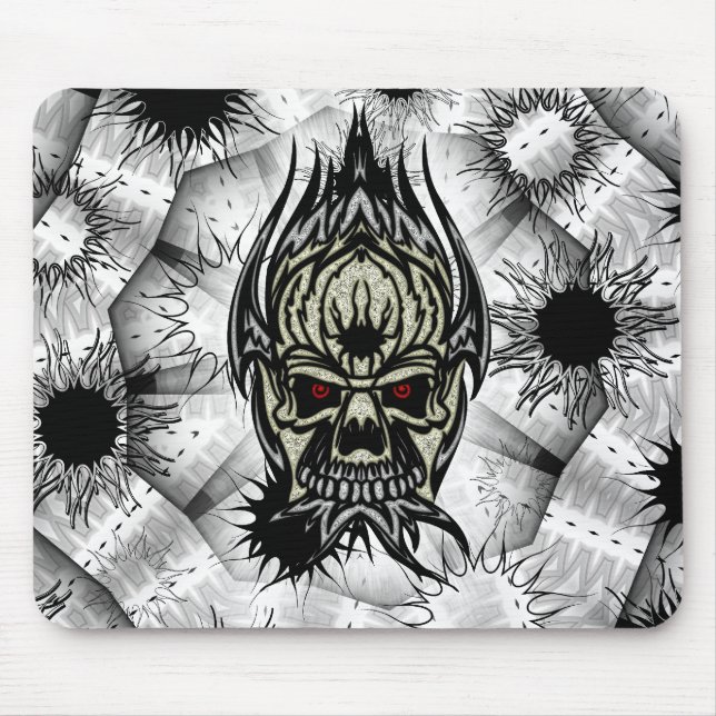 BA Skull Mouse Pad Backlit Skull 3 (Front)