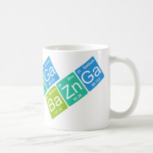 Ba Zn Ga! Periodic Table Elements Mug