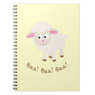 Baa! Baa! Baa! Cute Little Lamb Notebook