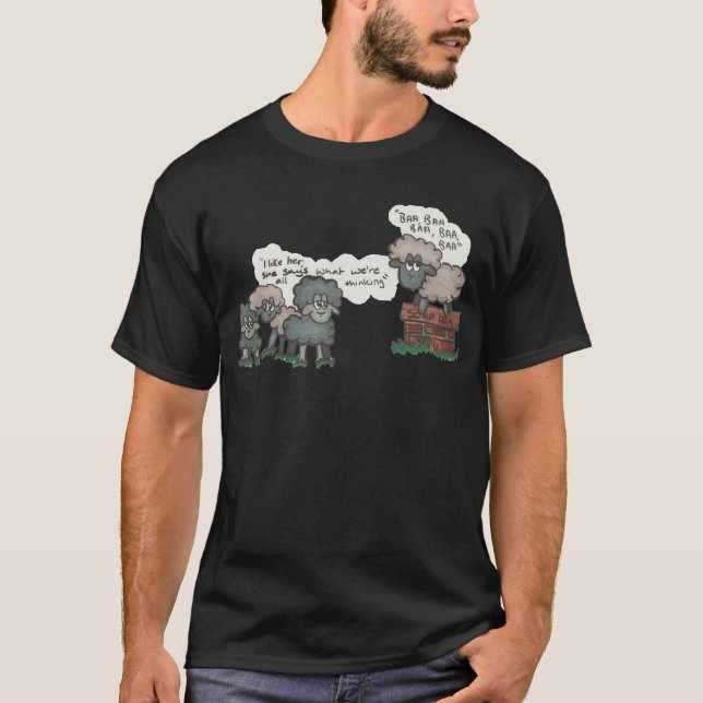 Baa, Baa, Baa T-Shirt (Front)