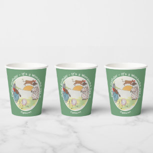 Baa, Baa, Black Sheep Birthday Party Collection Paper Cups