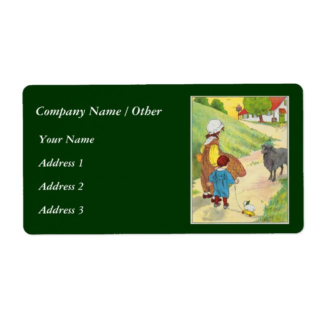 Baa, baa, black sheep, Have you any wool? (Front)