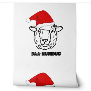 Baa-Humbug Christmas-Sheep Funny Cute Farmer Anima Wallpaper