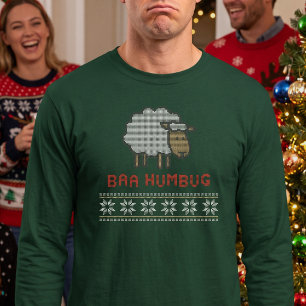 Baa Humbug Christmas Sheep T-Shirt