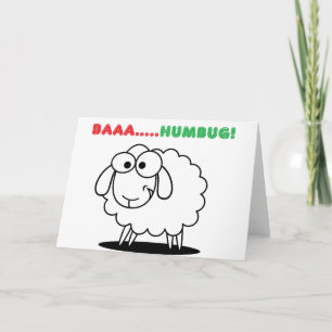 Baa....Humbug! Holiday Card