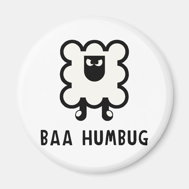 Baa Humbug Magnet (Front)