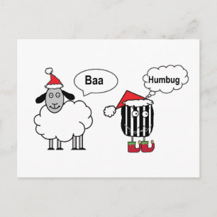 Baa Humbug Postcard