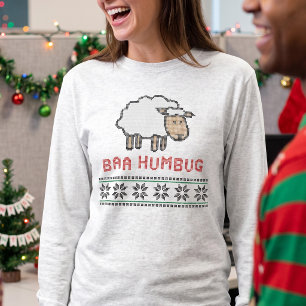 Baa Humbug - Scrooge Pun Christmas Ugly Sweater