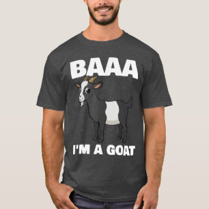 Baa Im A Goat Costume Animal Funny Halloween Goat T-Shirt