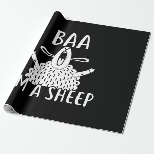 Baa I'm A Sheep Sheep Owner Present Wrapping Paper
