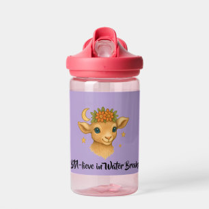 BAA-lieve Girls' Pink Camelback Water Bottle