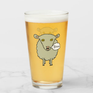 Baa Sheep Glass