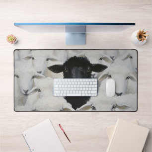 Baa-tle of Individuality Desk Mat