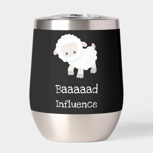 Baaaad Influence Personalised Cute Lamb Sheep