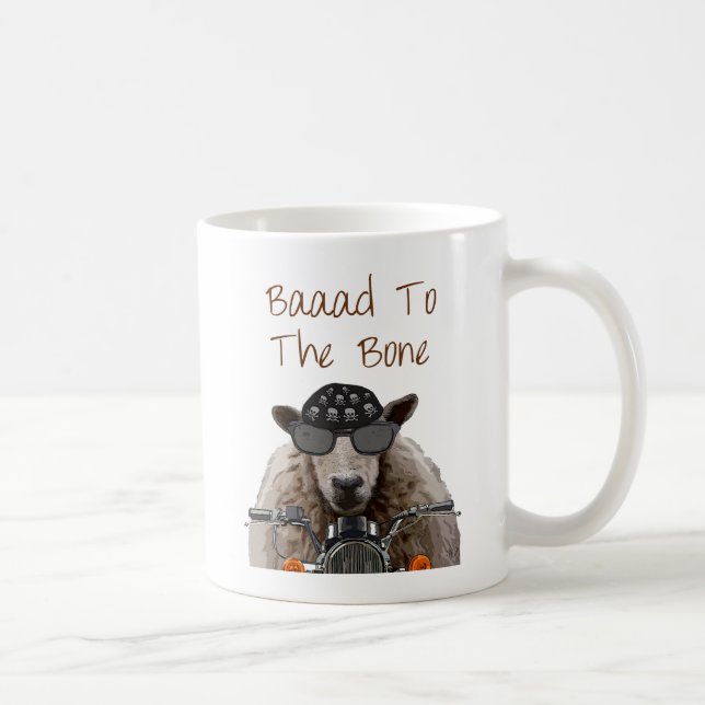 Baaad To the Bone Coffee Mug (Right)