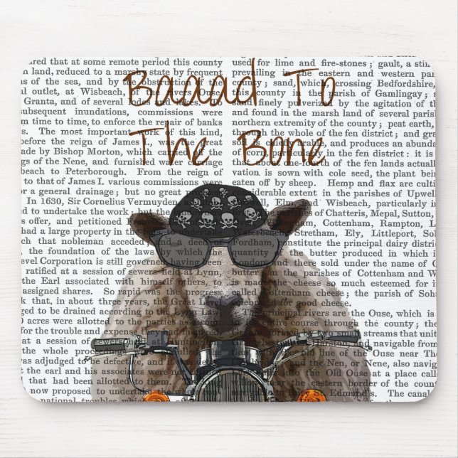 Baaad To the Bone Mouse Mat (Front)