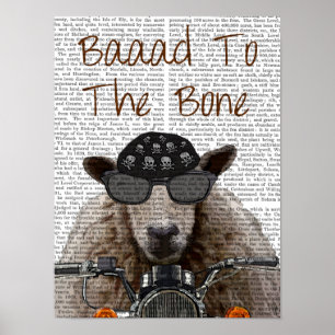 Baaad To the Bone Poster