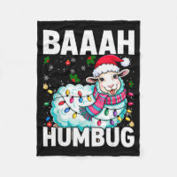 Baaah Humbug Sheep Xmas Lights Funny Anti Christma