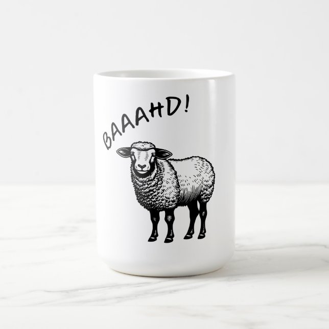 Baaahd! Sheep  Coffee Mug (Center)