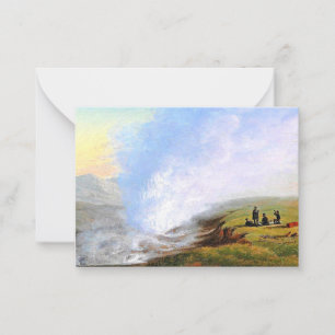 Baagoe - Wanderers Picnicking near Uxahver Iceland Card