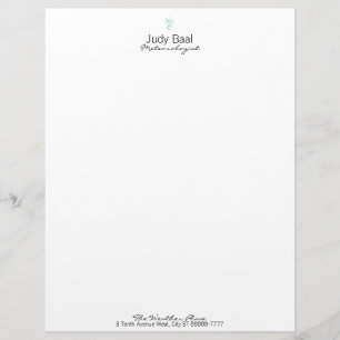 Baal (letterpress style, two colours) letterhead