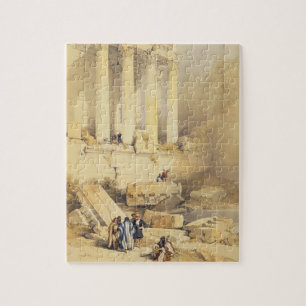 Baalbec, plate 79 from Volume II of 'The Holy Land Jigsaw Puzzle