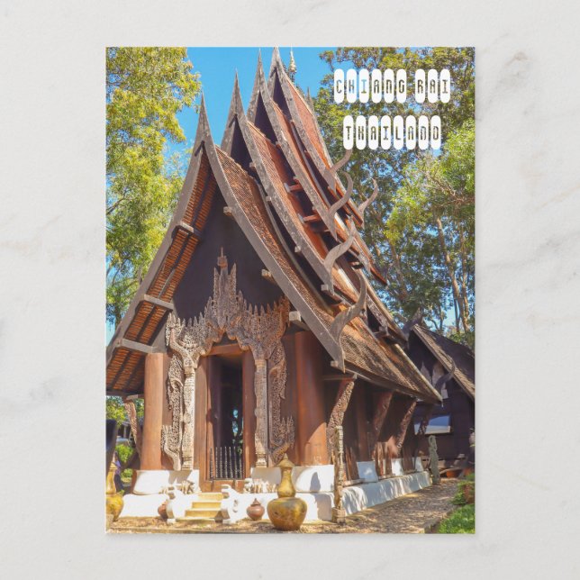 Baan Dam Museum in Chiang Rai Holiday Postcard (Front)