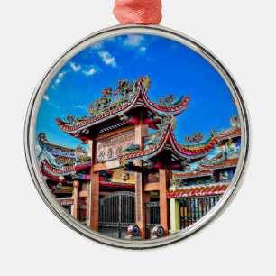 Baan Sing The Old Town Yasothon, Thailand Metal Tree Decoration