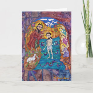 BAAPTISM IN BILBAO --Folded Holiday Card