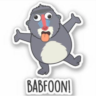 Bab-foon Funny Baffoon Baboon Pun