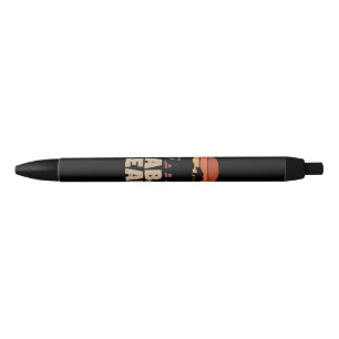 Baba Bear Vintage Retro Funny Father's Day 2 Cubs Black Ink Pen