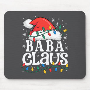 Baba Claus Funny Xmas Christmas Grandma Holiday St Mouse Mat