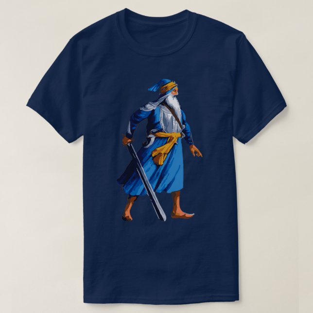 Baba Deep Singh Colour  T-Shirt (Design Front)