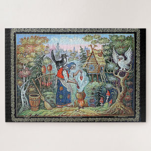 BABA JAGA RUSSIAN FOLKLORE JIGSAW PUZZLE