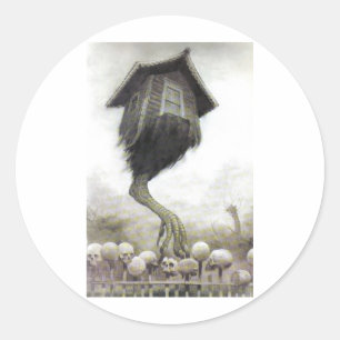 Baba Yaga Classic Round Sticker