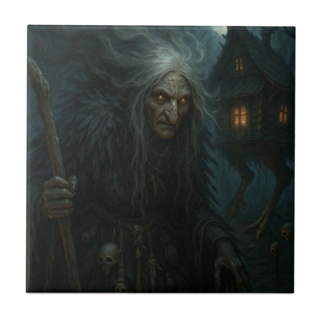Baba Yaga's Enchanted Forest Tile (Front)