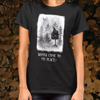 Baba Yaga's Hut Spooky Halloween T-Shirt