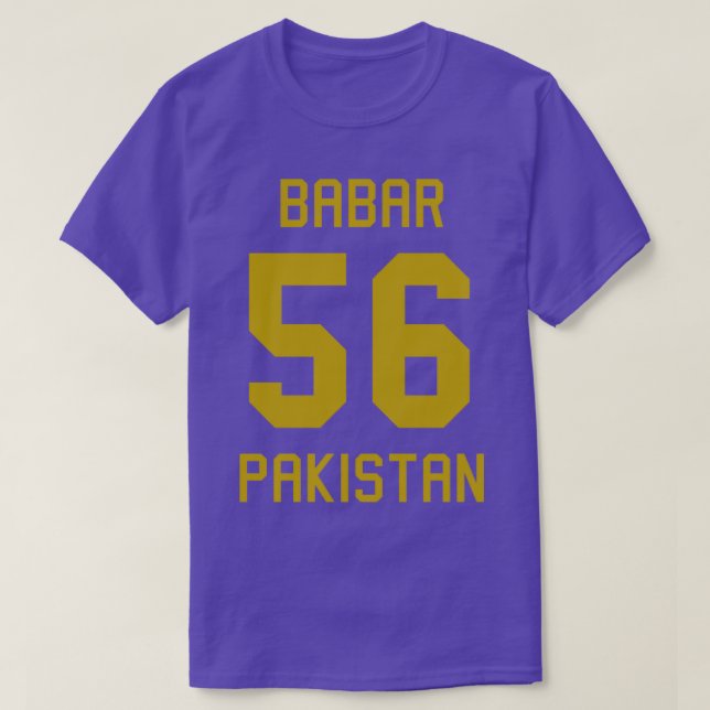 Babar Azam 56 Pakistan Cricket Jersey 1 T-Shirt (Design Front)