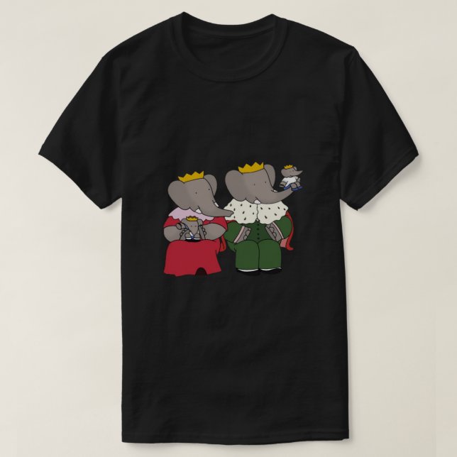 Babar the elephant family  Essential T-Shirt (Design Front)