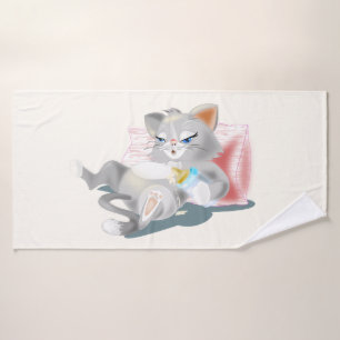 Babay Kitten Bath Towel Set - Custom Colors