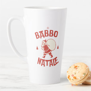 Babbo Italian Santa cute Kawaii Merry Christmas Latte Mug