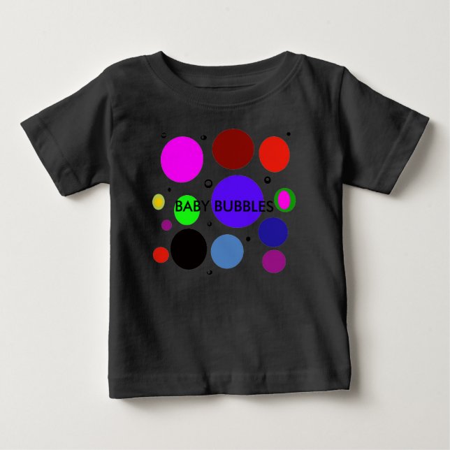 Babby Bubbles Kinder Multi bubble) Baby T-Shirt (Front)