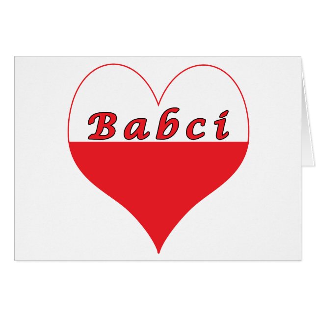 Babci Polish Heart (Front Horizontal)