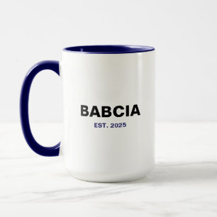 "Babcia Est. Year" – The Perfect Grandma Gift Mug