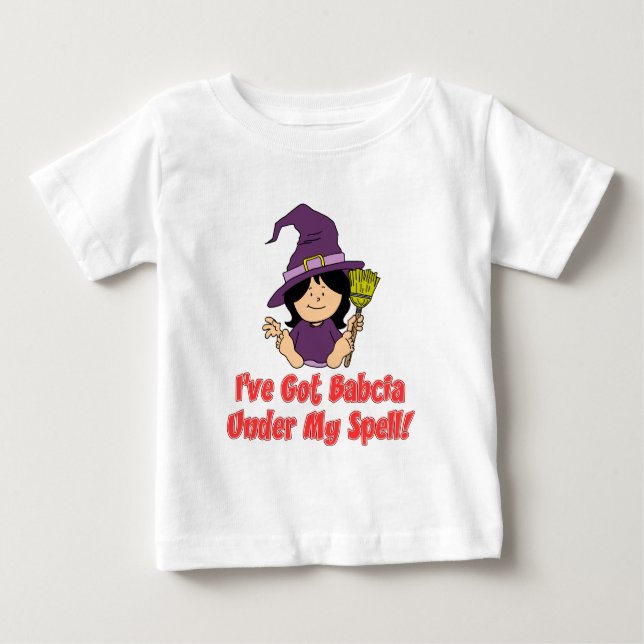 Babcia Under My Spell Baby T-Shirt (Front)