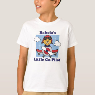 Babcia's Little Co-Pilot - Cute Aeroplane T-Shirt