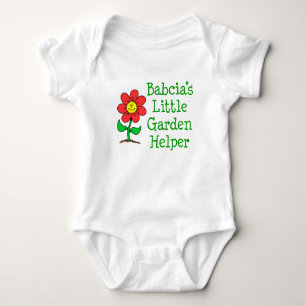 Babcia's Little Garden Helper Baby Bodysuit