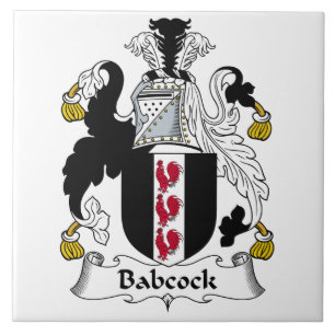 Babcock Family Crest Tile