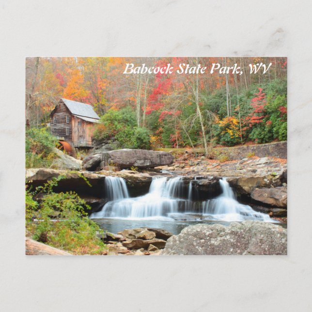Babcock state park West Virginia Postcard (Front)